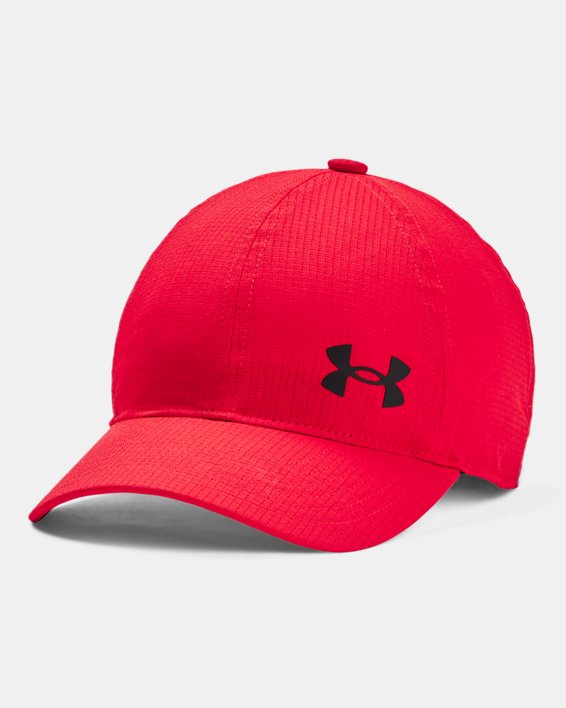 Boys' UA Armourvent™ Adjustable Cap, Red, pdpMainDesktop image number 0
